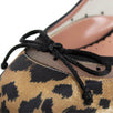 Mesh Polka Dot Pumps - Leopard / Black