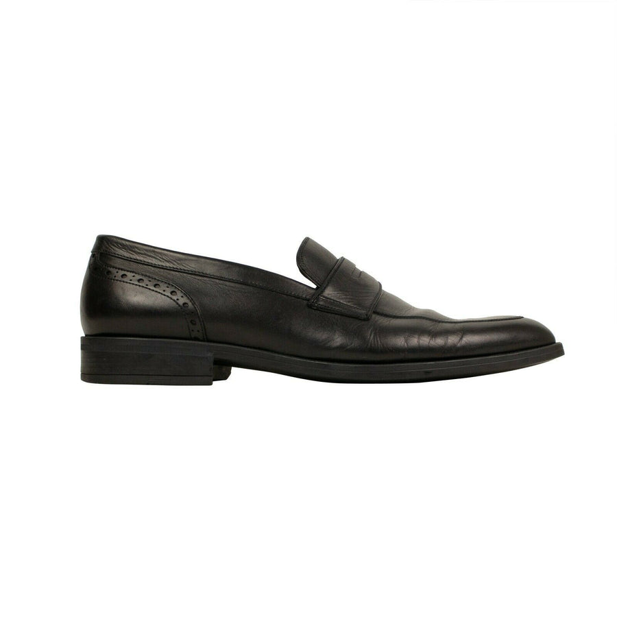 Leather Penny Loafer - Black