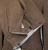 Wool Blend 3 Roll 2 Button Suit - Brown