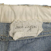 Vintage Denim Zipper  Jean Shorts - Blue