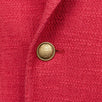 Cotton Blend Double Breasted Sport Coat - Red
