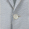 Drop 8 Striped Two Button Cotton Sport Coat - Light Blue
