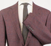Cashmere Blend Windowpane 3/2 Button Sport Coat - Purple