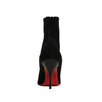 'Sandrine' Stretch Ankle Boots - Black