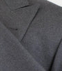 Wool 3 Roll 2 Button Sport Coat - Gray