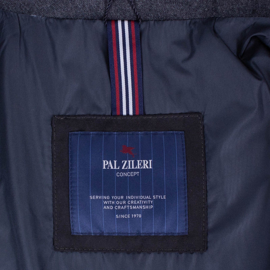 Brown Quilted Parka Coat