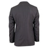 Drop 8 Striped Wool Two Button Suit - Charcoal Grey