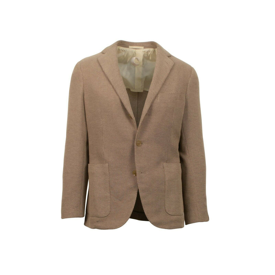 Drop 8 Cotton 3 Roll 2 Button Sport Coat - Tan