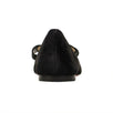 'Souriceau'  Velvet Flats - Black