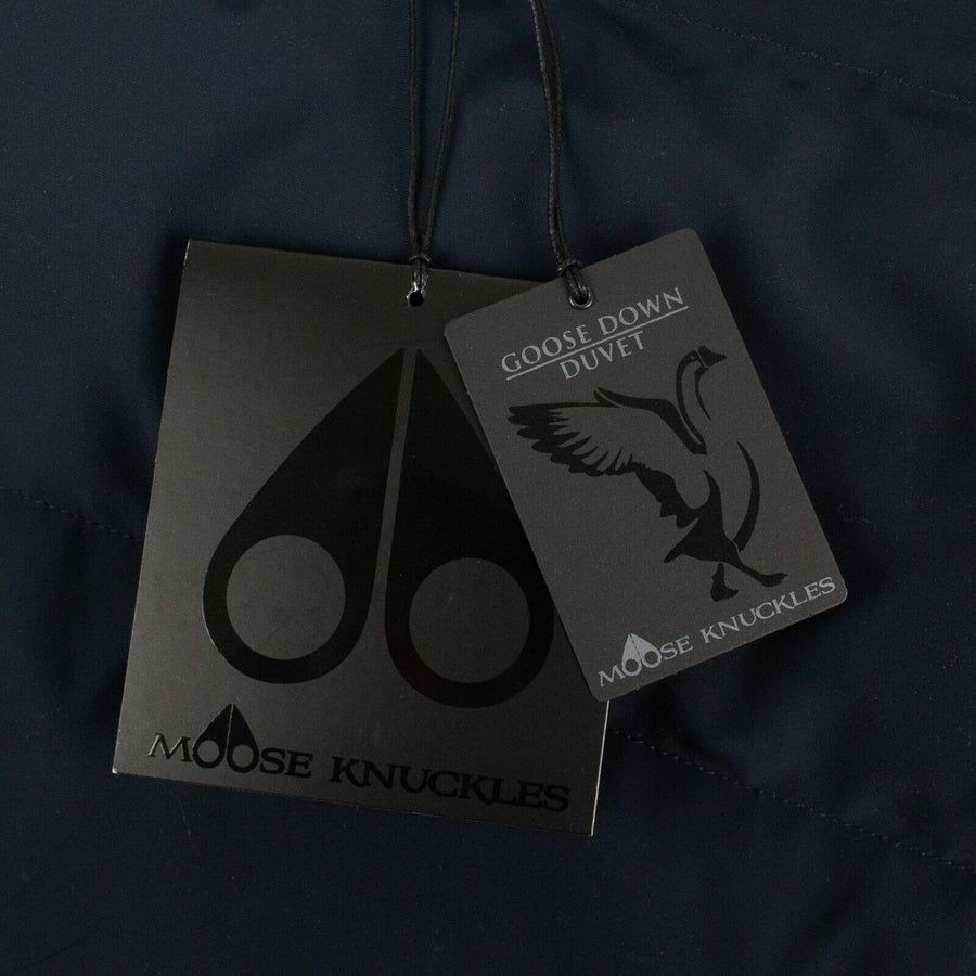 Women's 'Midcore' Down Puffer Jacket - Navy Blue