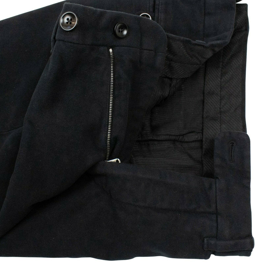 Cotton Blend Pants - Black