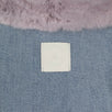 Rocky 2 Rabbit Fur Vintage Denim Jacket - Blue / Lilac