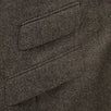 Drop 7 Tweed Wool Three Roll Two Button Wool Sport Coat - Brown