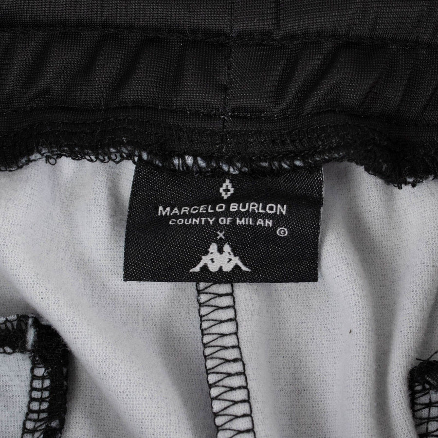 Kappa Logo Stripe Gradient Pants - Black / Red