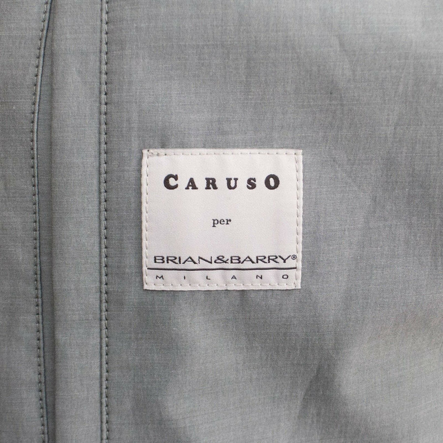 Cotton Blend Trench Coat - Gray