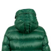 'Suyen' Down Filled Quilted Puffer Parka Coat - Green