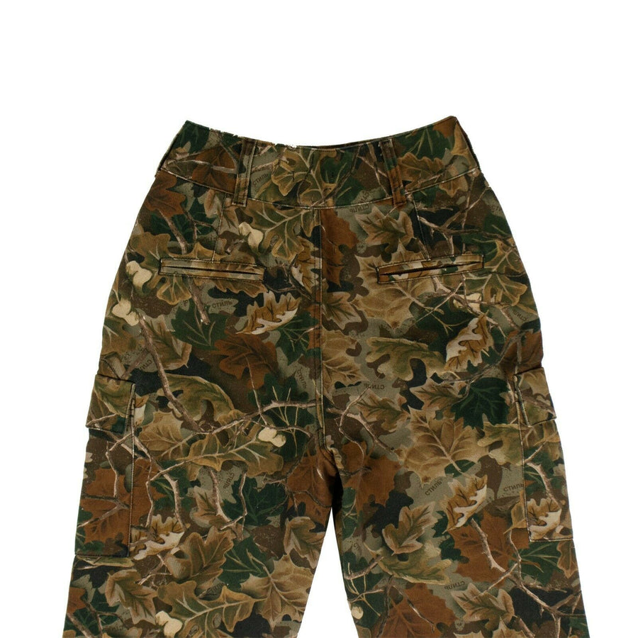 Camo Leaf CTNMB Cotton Cargo Pants - Green / Brown