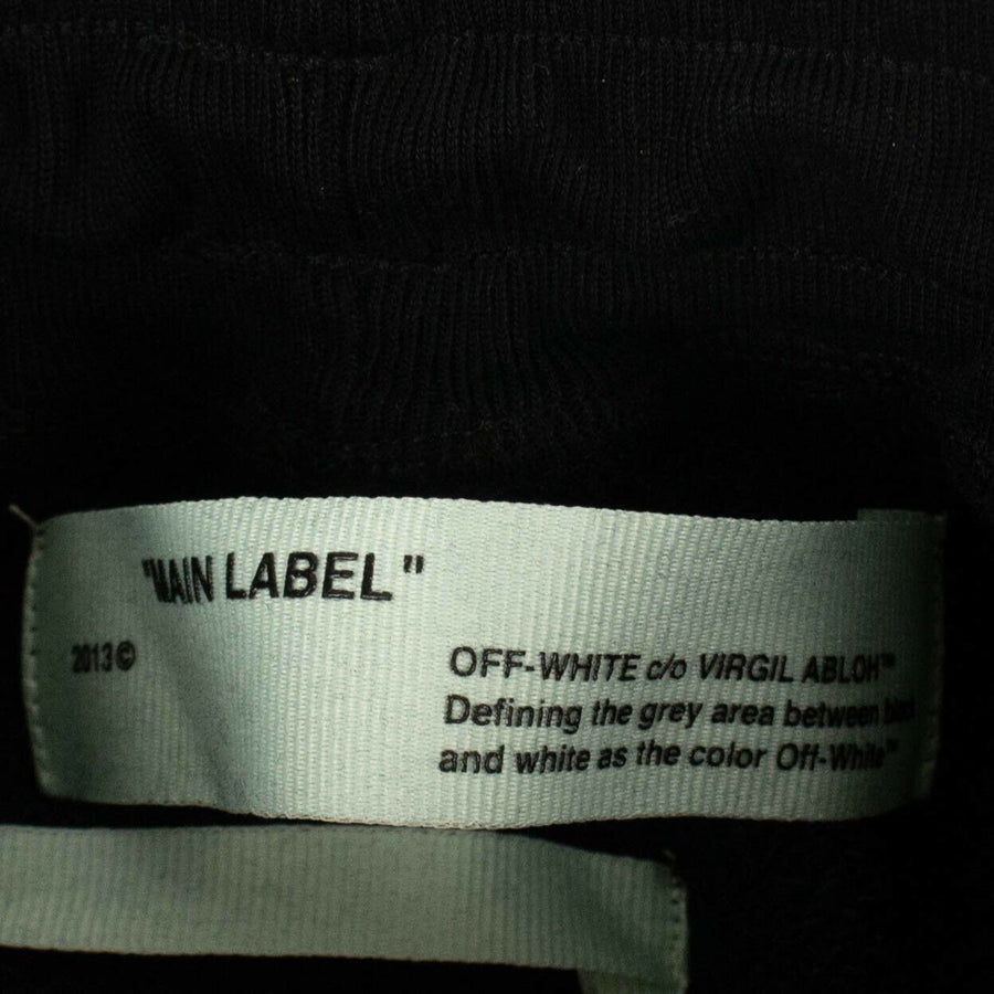 Cotton Logo Cargo Pants - Black