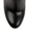 Bianca Leather 140mm Knee Boots - Black