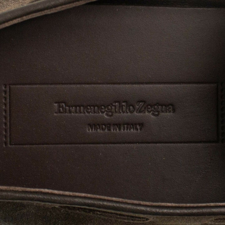 Suede 'Moccasino Loafer' - Brown