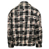 Reversible Plaid Harrington Jacket - Black / White / Tan