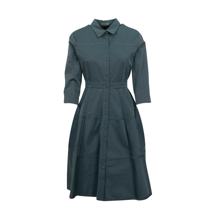 Tweedia Cotton Silk Shirt Dress