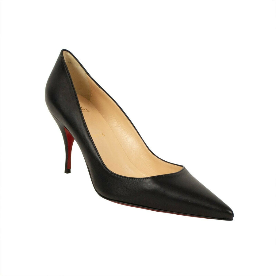 Nappa 'Clare' 80 mm Heels - Black