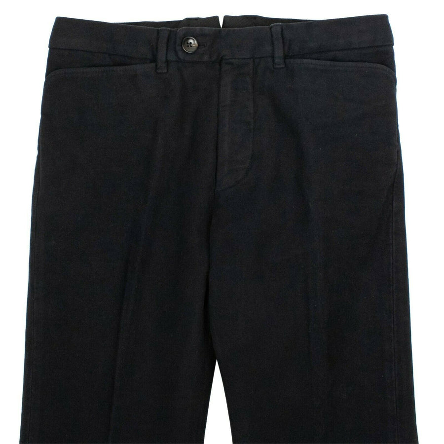 Cotton Blend Pants - Black