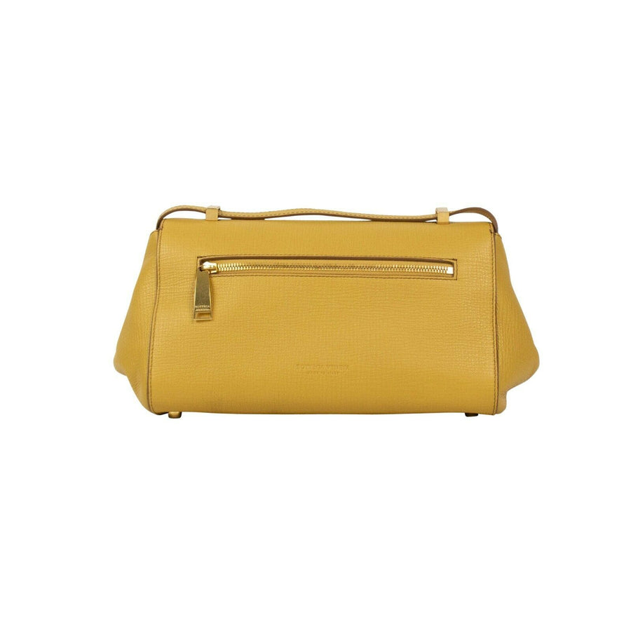 Leather 'BV Angle' Shoulder Bag - Butterscotch