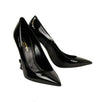Leather Opyum YSL Heel Pumps - Black
