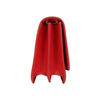 Grainy Leather 'TB' Monogram Shoulder Bag - Red
