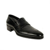Leather 'Charles' Penny Loafers - Black