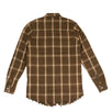 Shotgun Plaid Button Down Shirt - Brown