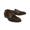 Criss-Cross Penny Loafer - Brown
