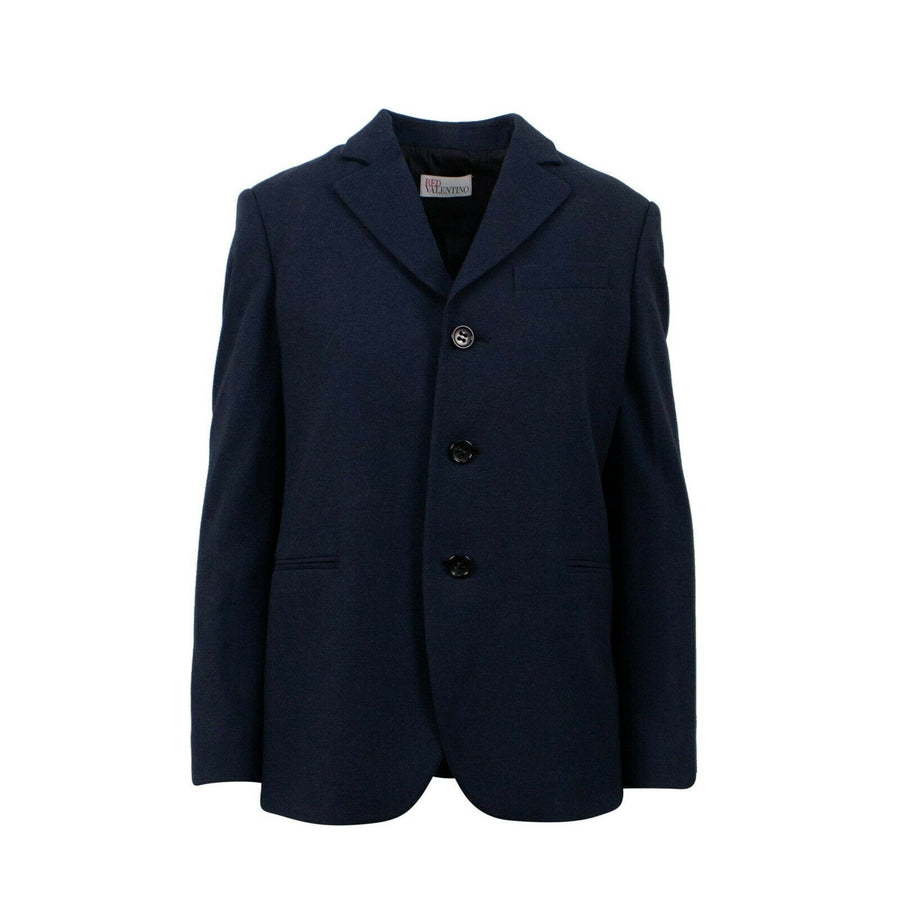 Wool Blazer - Navy