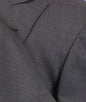 Wool Double Breasted Suit - Charcoal Gray