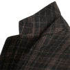 Drop 8 Plaid Wool Blend 3 Roll 2 Button Sport Coat - Brown