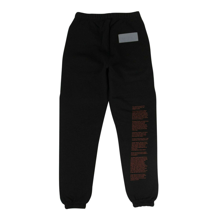 Cotton NASA Slim Sweatpants - Black