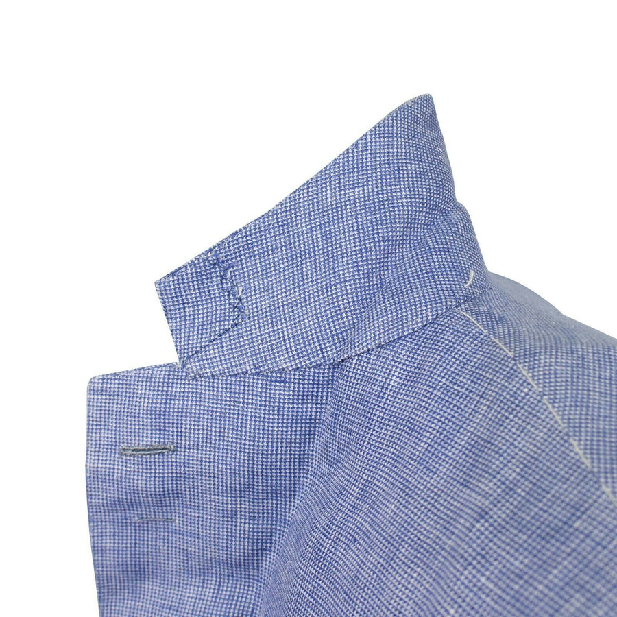 Drop 8 3 Roll 2 Button Linen Sport Coat - Blue