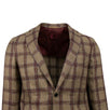 Drop 8 Plaid Silk Blend Two Button Sport Coat - Brown
