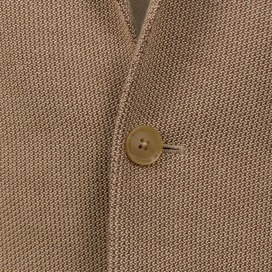 Drop 8 Cotton 3 Roll 2 Button Sport Coat - Tan