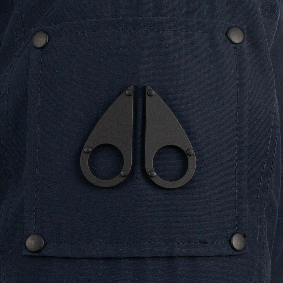 Women's 'Midcore' Down Puffer Jacket - Navy Blue