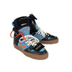'Off Court' High Top Sneakers - Blue
