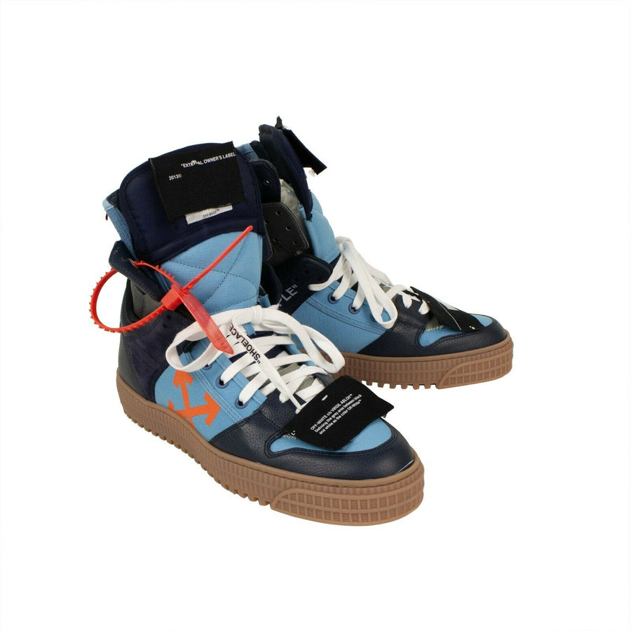 'Off Court' High Top Sneakers - Blue