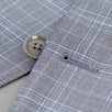 Drop 6 Plaid Check Wool Two Button Suit - Gray
