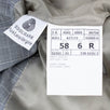 Drop 6 Plaid Check Wool Two Button Suit - Gray