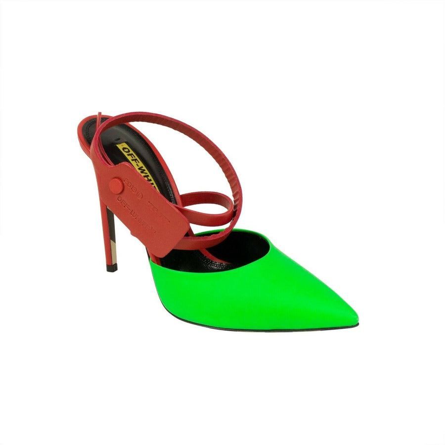Zip-Tie Mules Heels - Green