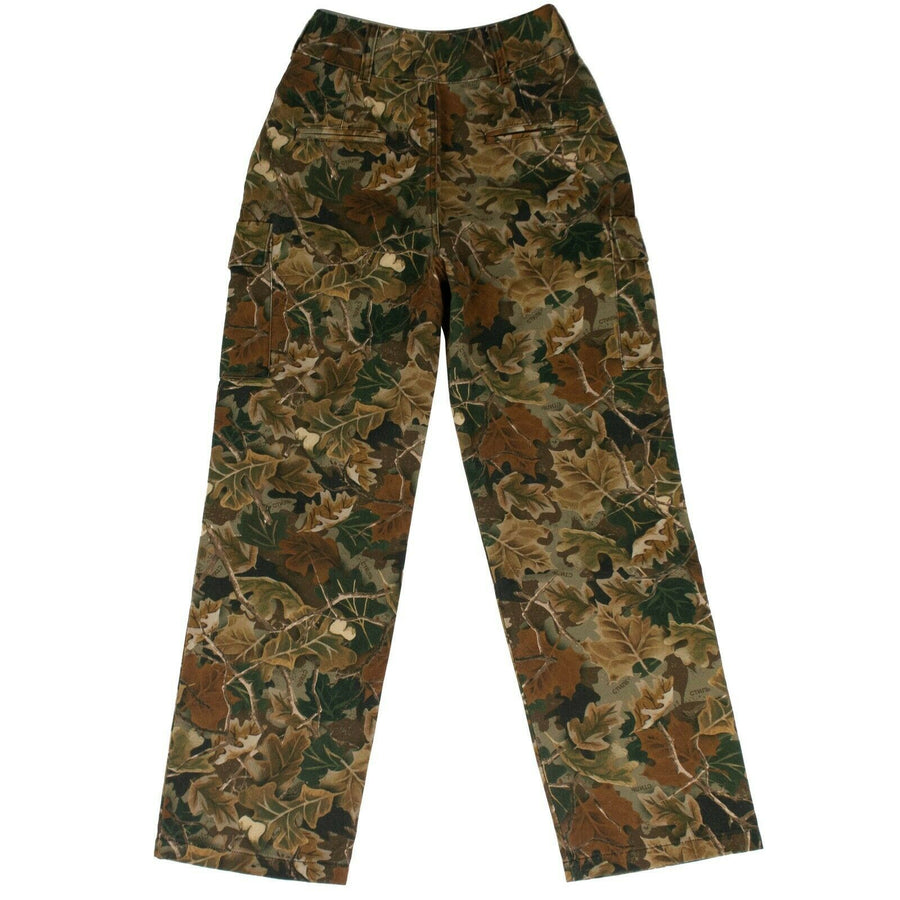 Camo Leaf CTNMB Cotton Cargo Pants - Green / Brown