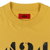 'Barricade' Short Sleeve Cotton T-Shirt - Yellow