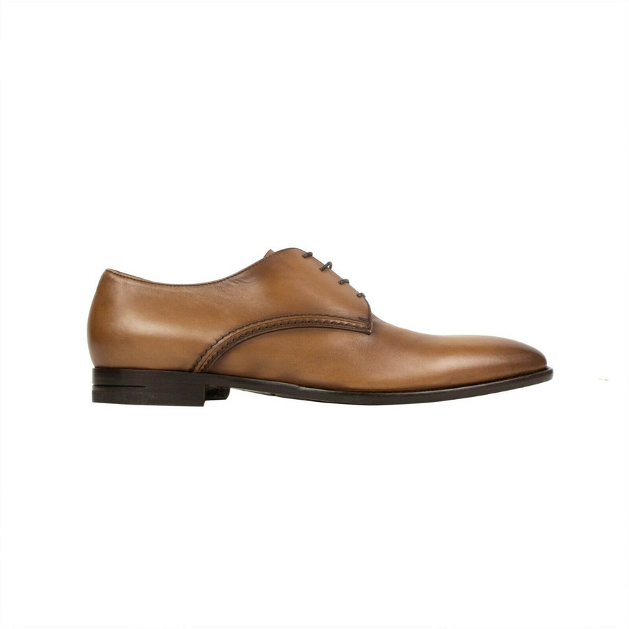 Leather 'Renato' Derby Shoe - Brown